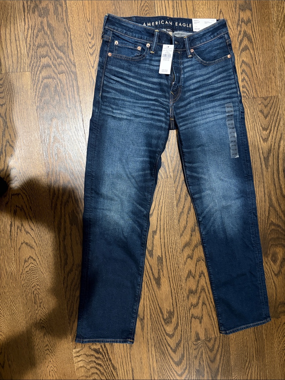 NWT American Eagle Outfitters Men's Indigo Slim Straight Jeans (29/30)